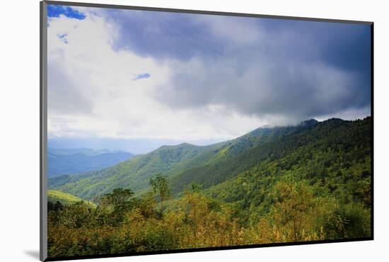 Blue Ridge Parkway vista, Smoky Mountains, USA.-Anna Miller-Mounted Photographic Print