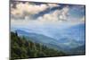 Blue Ridge Parkway vista, Smoky Mountains, USA.-Anna Miller-Mounted Photographic Print