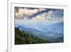 Blue Ridge Parkway vista, Smoky Mountains, USA.-Anna Miller-Framed Photographic Print