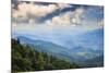 Blue Ridge Parkway vista, Smoky Mountains, USA.-Anna Miller-Mounted Photographic Print