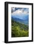 Blue Ridge Parkway vista, Smoky Mountains, USA.-Anna Miller-Framed Photographic Print