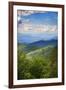 Blue Ridge Parkway vista, Smoky Mountains, USA.-Anna Miller-Framed Photographic Print