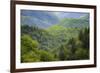 Blue Ridge Parkway vista, Smoky Mountains, USA.-Anna Miller-Framed Photographic Print