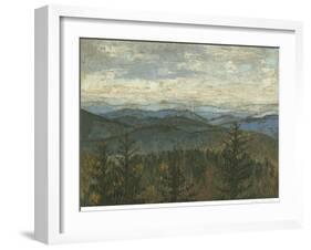 Blue Ridge View II-Megan Meagher-Framed Art Print