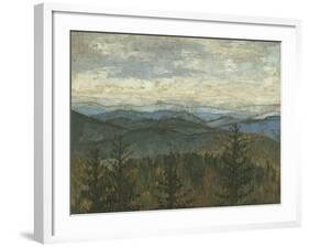 Blue Ridge View II-Megan Meagher-Framed Art Print