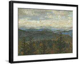 Blue Ridge View II-Megan Meagher-Framed Art Print