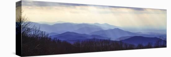 Blue Ridge Winter I-Alan Hausenflock-Stretched Canvas