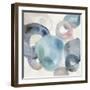 Blue Rings I-null-Framed Art Print