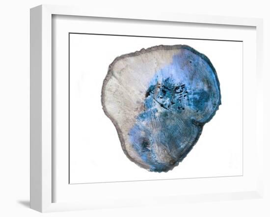 Blue Rings Of Saturn-Sheldon Lewis-Framed Art Print