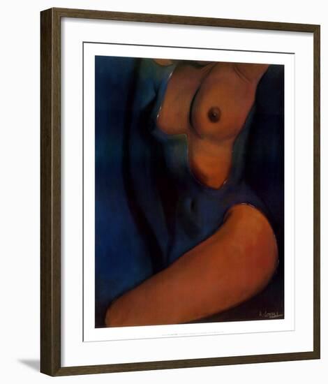 Blue Rinse-Laurie Cooper-Framed Art Print