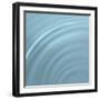 Blue Ripple Water-Tom Quartermaine-Framed Giclee Print