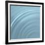 Blue Ripple Water-Tom Quartermaine-Framed Giclee Print