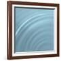 Blue Ripple Water-Tom Quartermaine-Framed Giclee Print