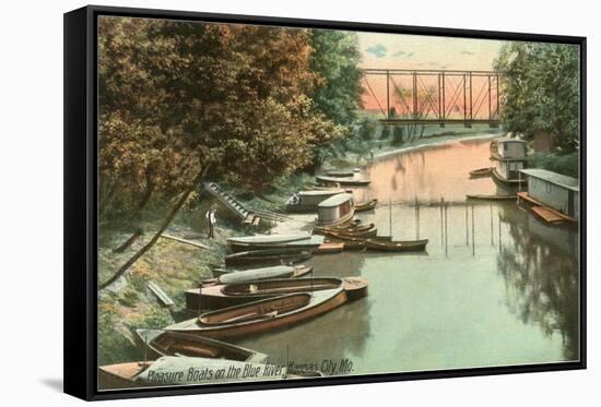 Blue River, Kansas City, Missouri-null-Framed Stretched Canvas