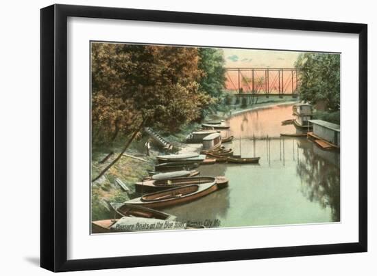 Blue River, Kansas City, Missouri-null-Framed Art Print