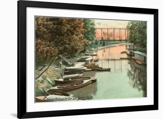 Blue River, Kansas City, Missouri-null-Framed Art Print