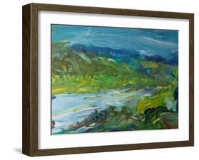 Blue River Landscape II, 1988-Brenda Brin Booker-Framed Giclee Print