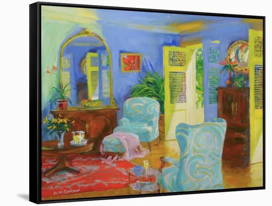 Blue Room, 2007/8-William Ireland-Framed Stretched Canvas