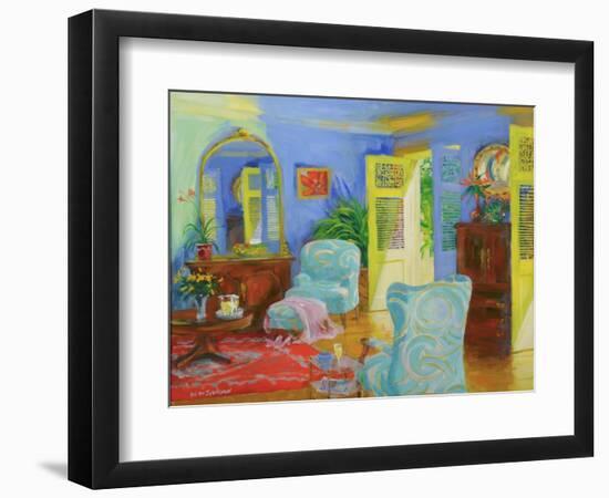 Blue Room, 2007/8-William Ireland-Framed Giclee Print