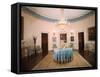 Blue Room in White House after Restoration-null-Framed Stretched Canvas