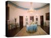 Blue Room in White House after Restoration-null-Stretched Canvas