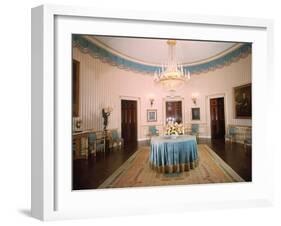 Blue Room in White House after Restoration-null-Framed Photographic Print