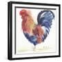 Blue Rooster-Marietta Cohen Art and Design-Framed Giclee Print