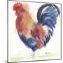 Blue Rooster-Marietta Cohen Art and Design-Mounted Giclee Print