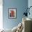 Blue Rooster-James W. Johnson-Framed Giclee Print displayed on a wall