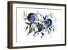 Blue Roses 2-Victoria Brown-Framed Art Print