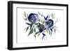 Blue Roses 2-Victoria Brown-Framed Art Print