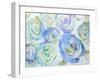 Blue Roses-Jill Martin-Framed Art Print