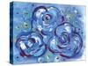 Blue Roses-Summer Tali Hilty-Stretched Canvas