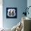 Blue Route 66 Sign-vitavalka-Art Print displayed on a wall
