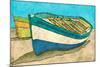Blue Rowboat-Ynon Mabat-Mounted Art Print