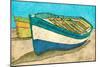 Blue Rowboat-Ynon Mabat-Mounted Art Print