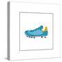 Blue Running Shoe-null-Stretched Canvas