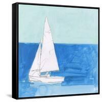 Blue Sail I-null-Framed Stretched Canvas