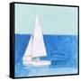 Blue Sail I-null-Framed Stretched Canvas