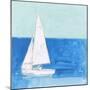 Blue Sail I-null-Mounted Art Print