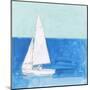 Blue Sail I-null-Mounted Art Print