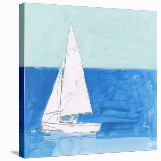 Blue Sail I-null-Stretched Canvas