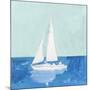 Blue Sail II-null-Mounted Art Print