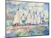 Blue Sailboats, 1989-Brenda Brin Booker-Mounted Giclee Print