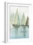 Blue Sailboats II-Allison Pearce-Framed Art Print