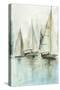 Blue Sailboats III-Allison Pearce-Stretched Canvas