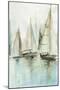 Blue Sailboats III-Allison Pearce-Mounted Art Print