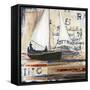 Blue Sailing Race I-Patricia Pinto-Framed Stretched Canvas