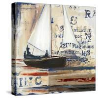 Blue Sailing Race I-Patricia Pinto-Stretched Canvas