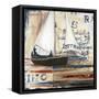 Blue Sailing Race I-Patricia Pinto-Framed Stretched Canvas